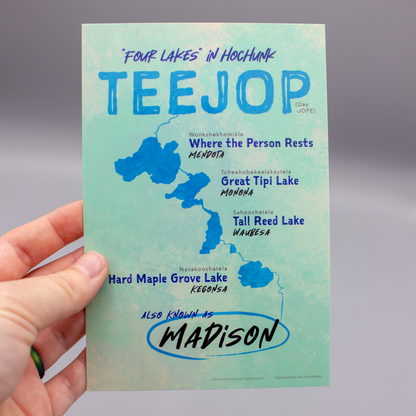 Teejop 4x6 Postcard
