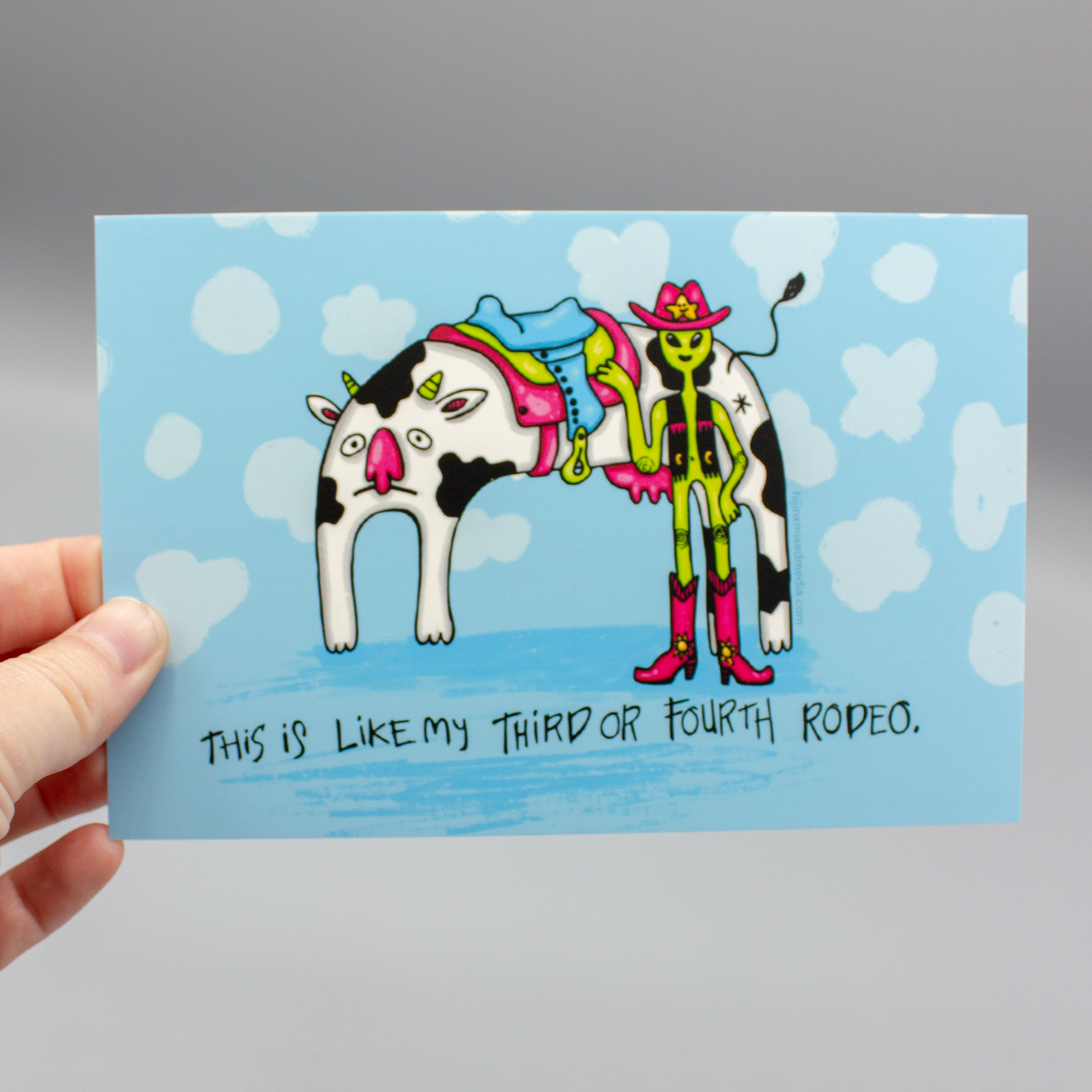 This Is Like My Third Or Fourth Rodeo 4x6 Postcard