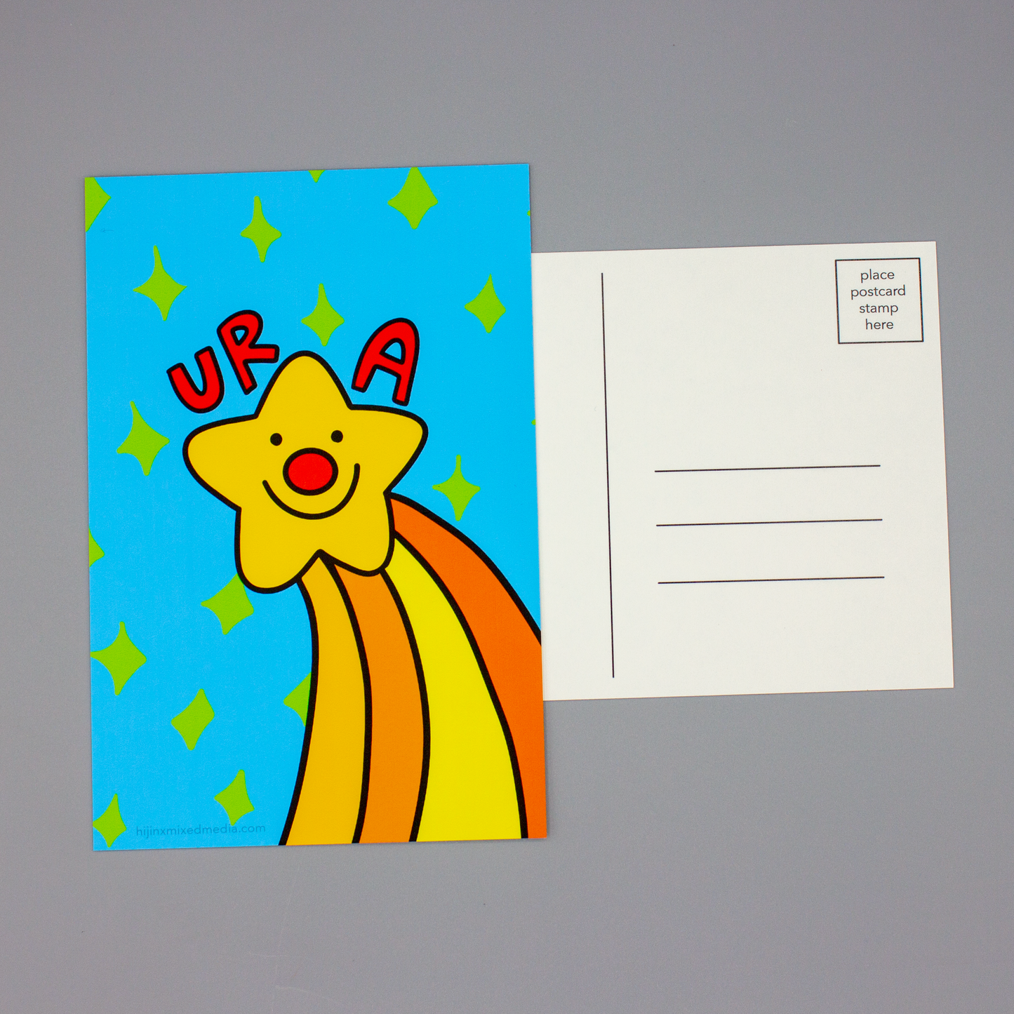 Ur A Star 4x6 Postcard