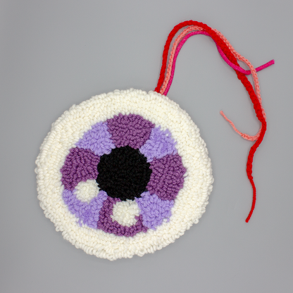 Wall Balls | Eyeball Rug | Wall-Hanging Punch Needle Tufted