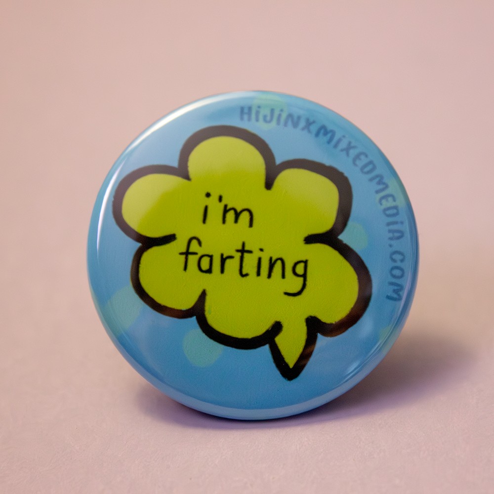 Assorted Fun Little Buttons! (1.5 inch) | Original Illustrations & Typography