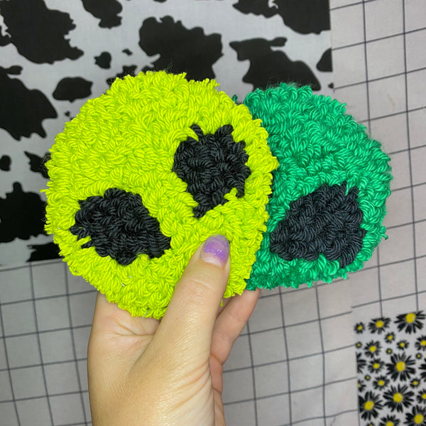 Assorted Tiny Rugs | Mug Rug Coasters | Hand Needle Punched Rug