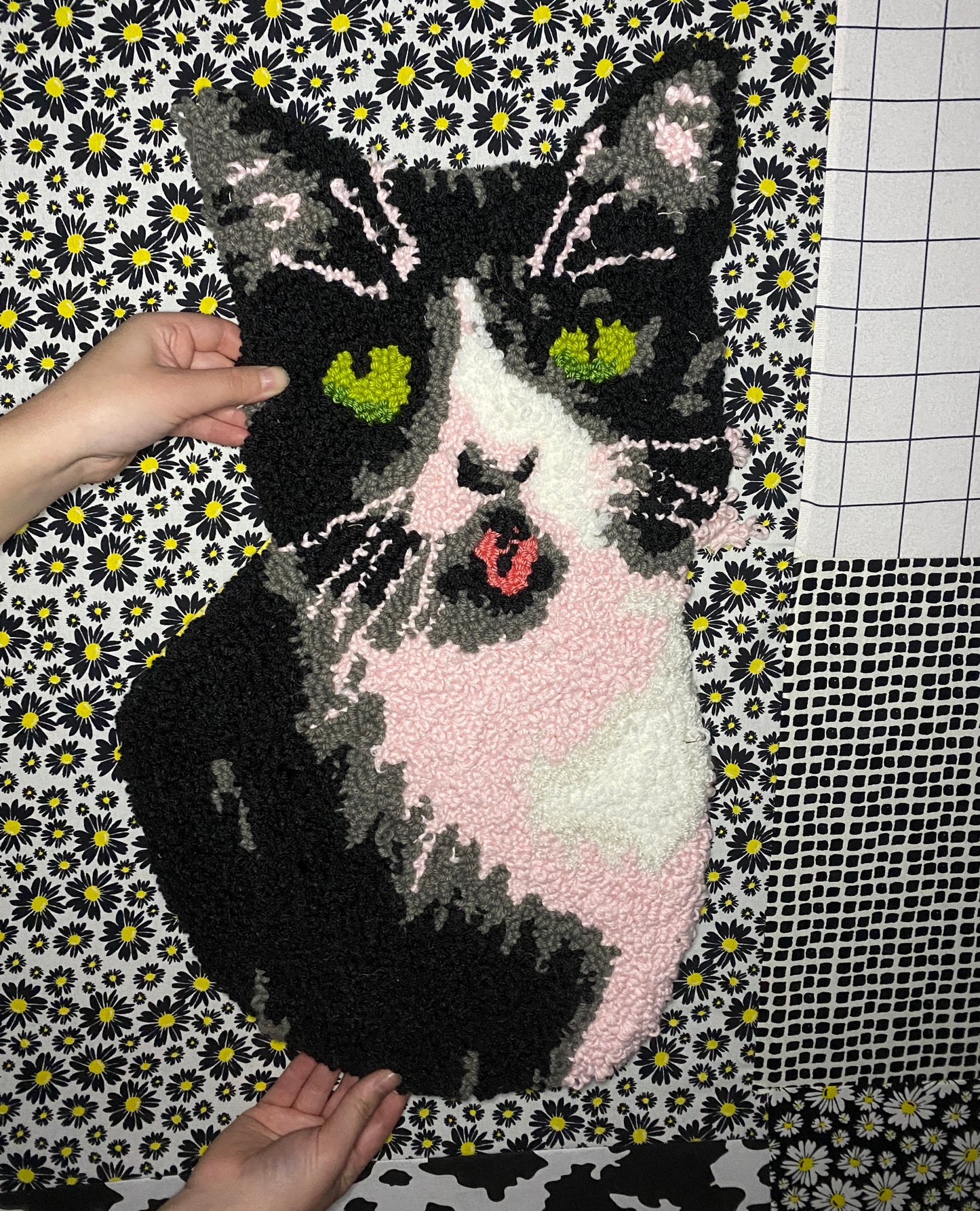 Commissioned Custom Rug Pet Portrait | Turn Your Pet Into A Rug! | Made to Order