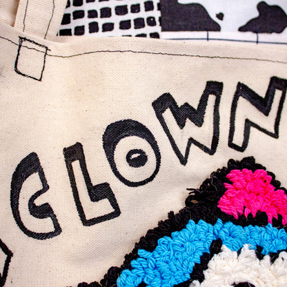 Clown Shit Tote Bag with Rug