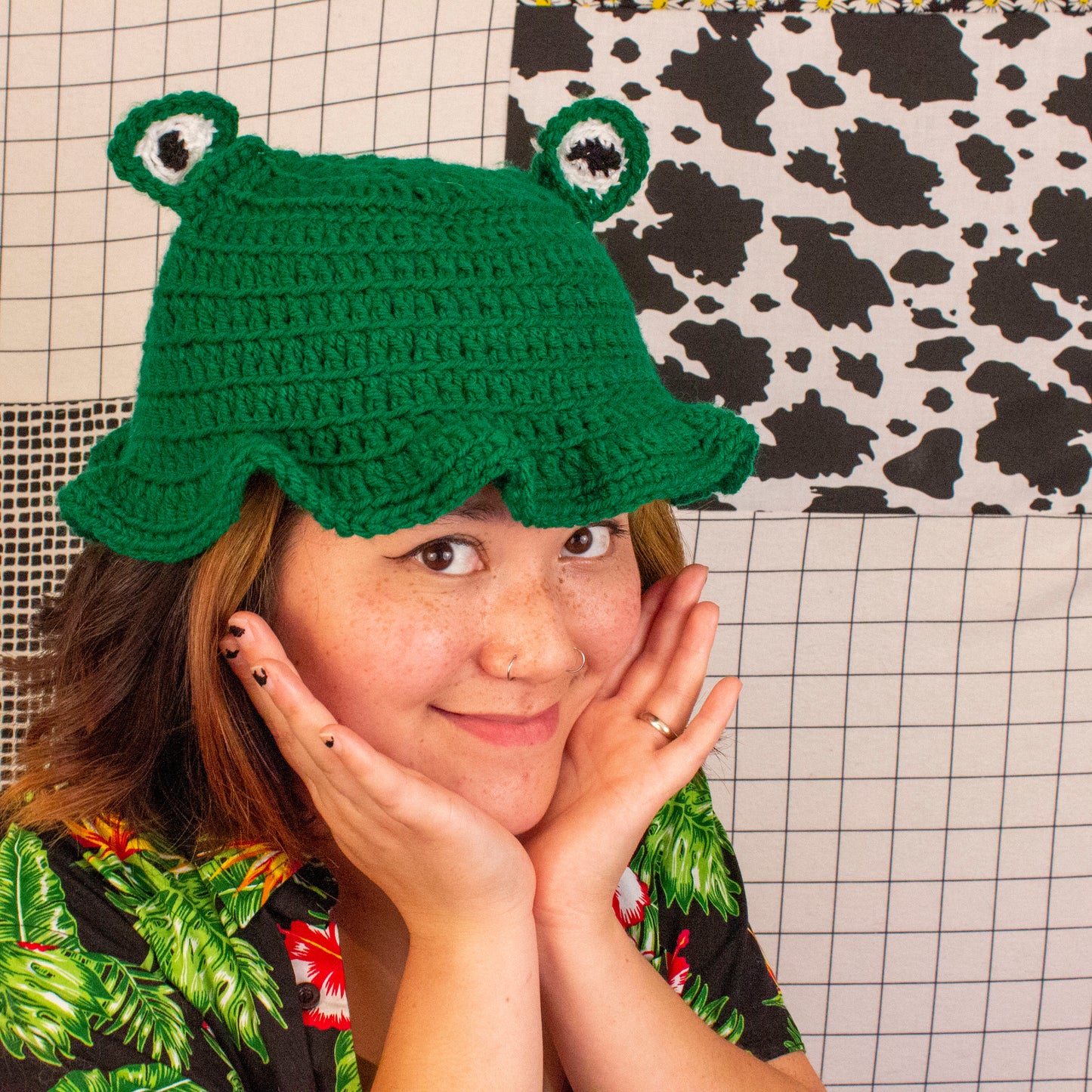 Crochet Frog Hat | Made by Juliet