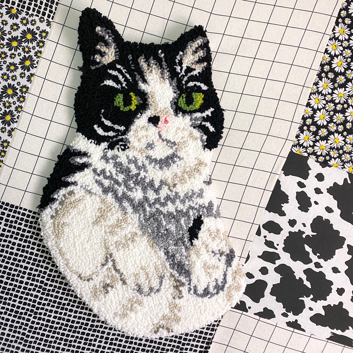 Commissioned Custom Rug Pet Portrait | Turn Your Pet Into A Rug! | Made to Order