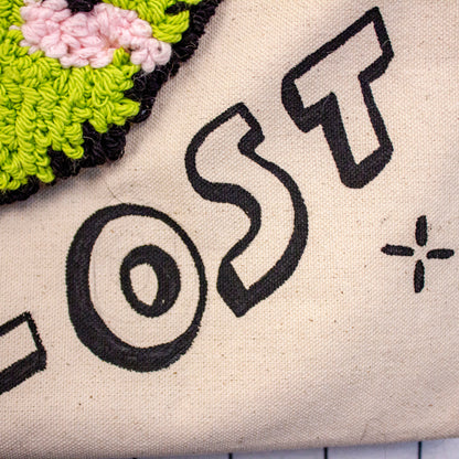 I'm Lost Martian | Canvas Tote + Handmade Rug