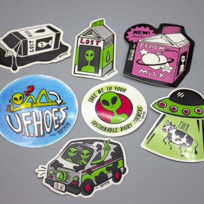ASSORTED Stickers | Original Designs | Waterproof & Biodegradable