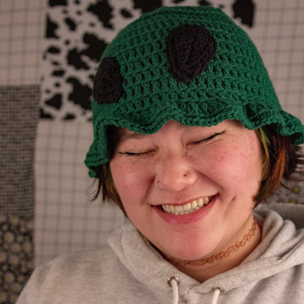 Alien Crochet Bucket Hat | Assorted Colors | Handmade by Juliet