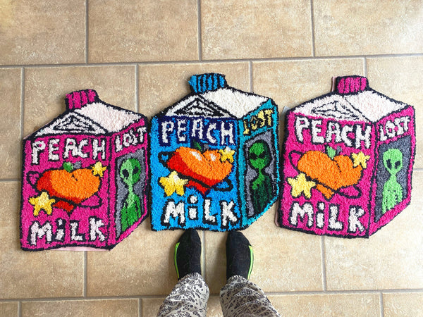 Peach Milky Martian Jumbo Rug