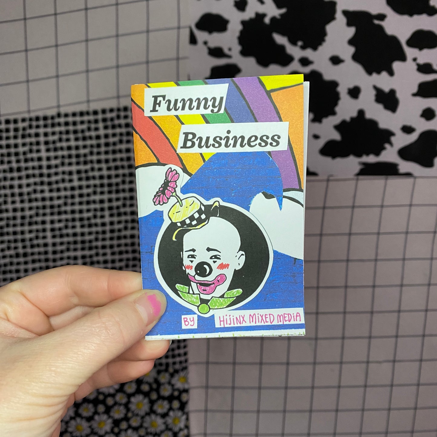 Funny Business Zine | 1 Sheet Mini Zine Digital Print